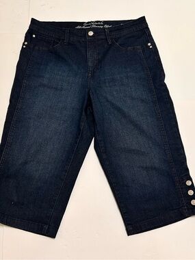 Gloria Vanderbilt All Around Slimming Effect Skimmer Amanda jean shorts size 10